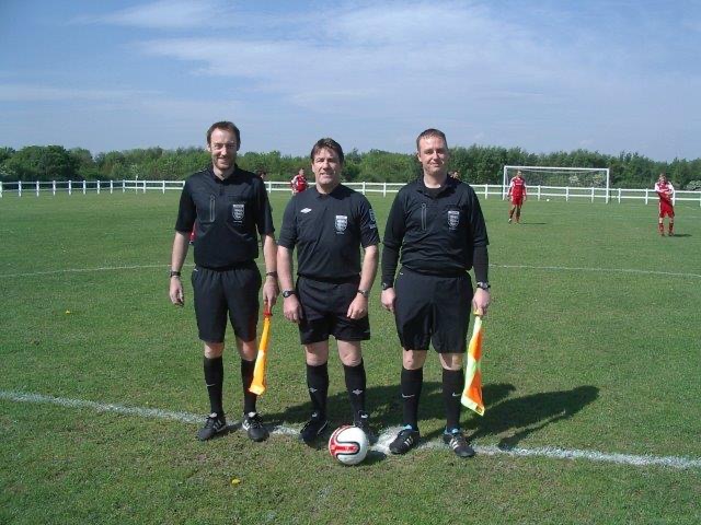 Referee Kevin Blackburn,  Assistants Mathew East
& Steven Lawson