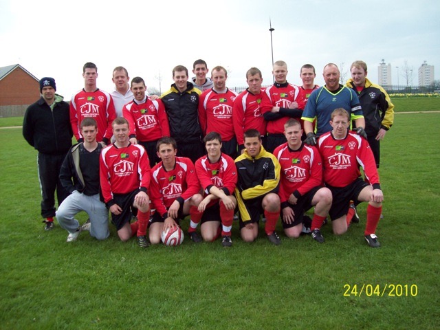 Norton George & Dragon F.C winners of the Division Three title 2009/2010